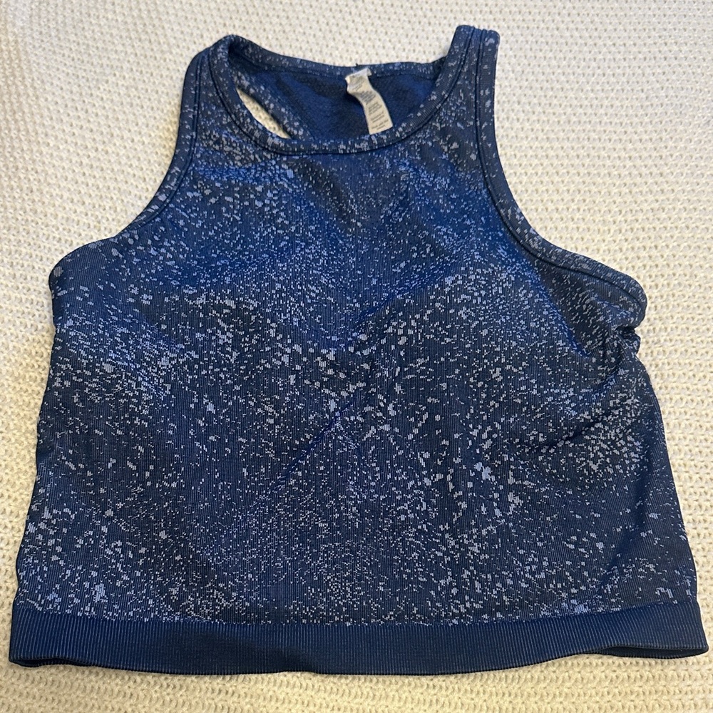 Lululemon Ebb to Street Cropped Racerback Tank Top